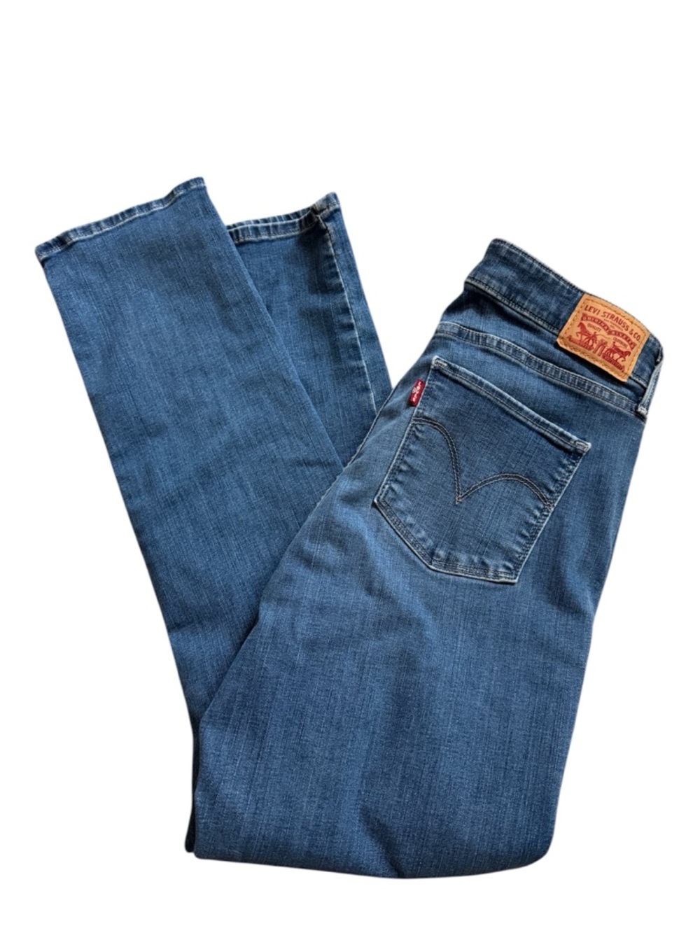 Levi's Women's Medium Wash Classic Skinny Straight Leg Jeans | 14